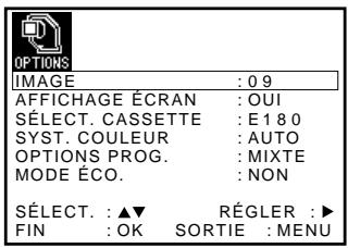 SONY SLV-SX110A - Réglage de la nettedé de l'image - 1