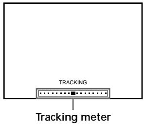 SONY SLV-SX40EG - Adjusting the tracking - 1