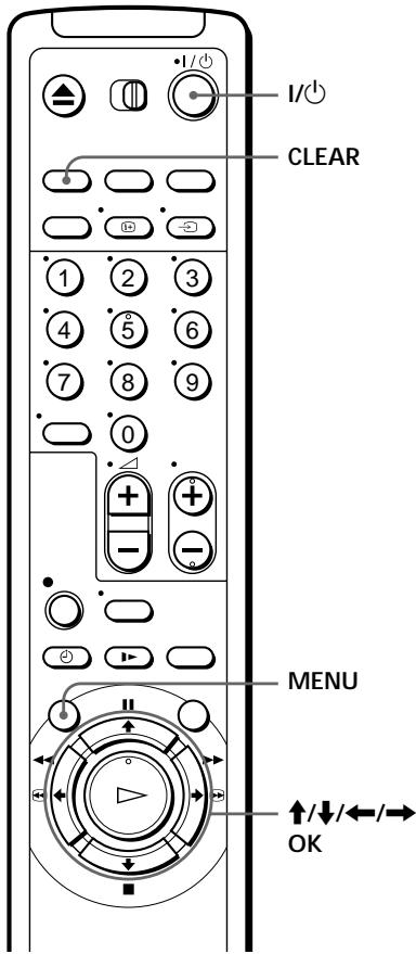 SONY SLV-SX40EG - Checking/ changing/ cancelling timer settings - 1