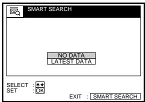 SONY SLV-SX40EG - To recall the latest data screen after you remove the tape - 1