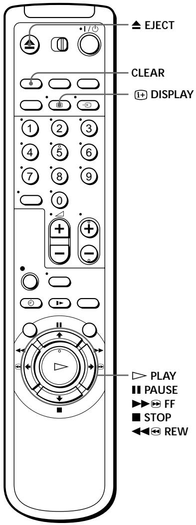 SONY SLV-SX40EG - Playing a tape - 2