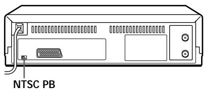 SONY SLV-SX40EG - Playing a tape - 1