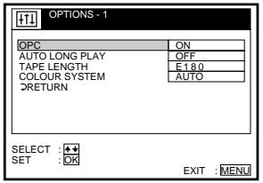 SONY SLV-SX40EG - About the Optimum Picture Control (OPC) function - 1
