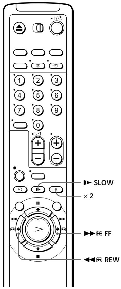SONY SLV-SX40EG - Playing/searching at various speeds - 2