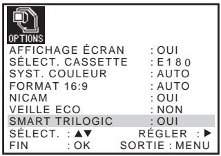 SONY SLV-SX740E - Réglage de la netteté de l'image (Smart trilogic) - 1