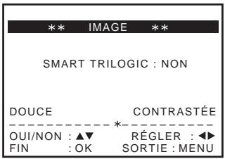 SONY SLV-SX740E - Réglage de la netteté de l'image (Smart trilogic) - 2
