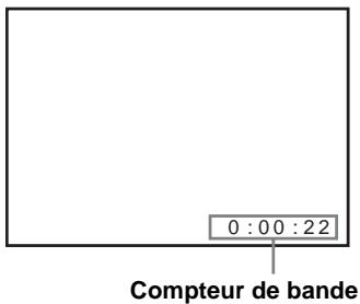 SONY SLV-SX740E - Pour vérifier la durée restante de la cassette - 1