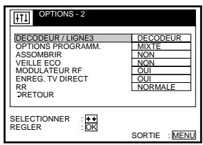 SONY SLV-SX80VC - Réglage du décodeur TV-Payante/Canal Plus (suite) - 2
