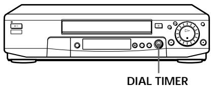 SONY SLV-SX80VC - Enregistrement d'émissions télévisées avec la fonction Dial Timer - 1