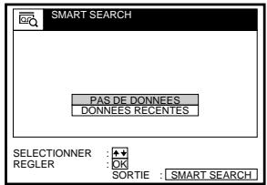 SONY SLV-SX80VC - Pour rappeler le dernier écran de données après avoir retiré la cassette. - 1
