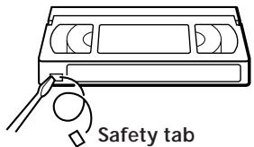Safety tab