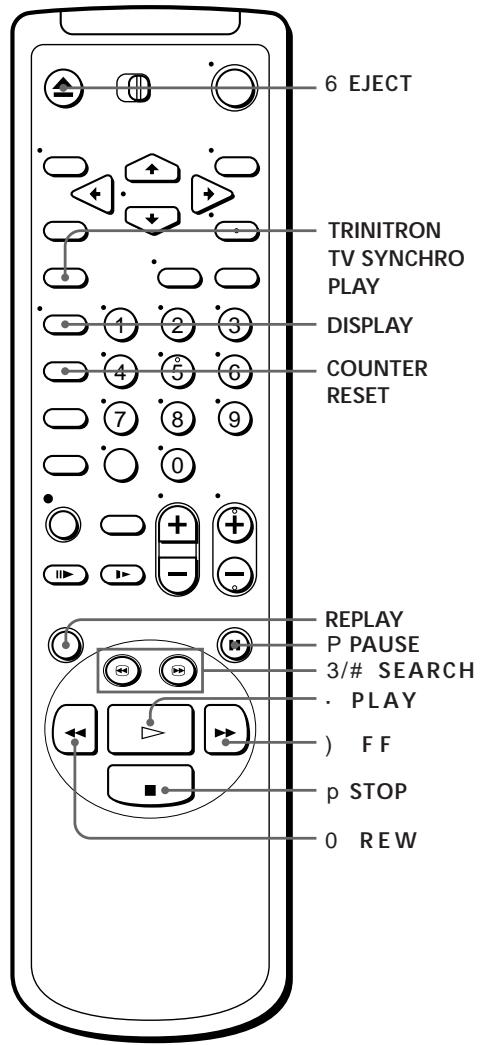 SONY SLV-X817ME - Playing a tape - 3
