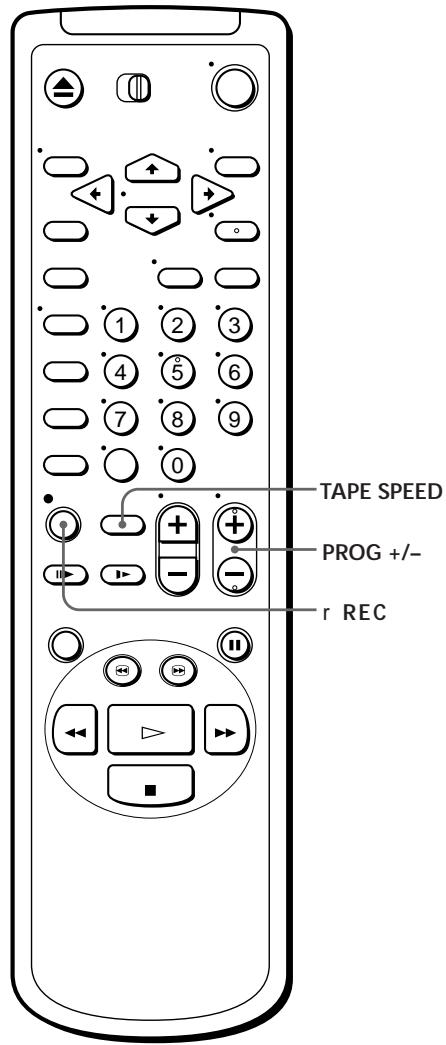 SONY SLV-X817ME - Recording TV programmes - 1