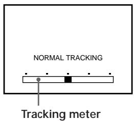 SONY SLV-X817ME - Adjusting the tracking - 1