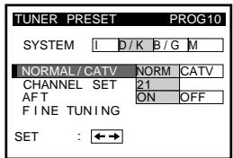 SONY SLV-X821MK2 - Press MENU. - 3