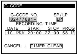 SONY SLV-X821MK2 - Press ONCE, DAILY or WEEKLY according to the following table. - 1