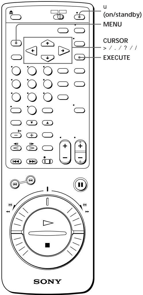 SONY SLV-X821MK2 - Setting the timer manually - 1