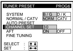 SONY SLV-X827MN - Setting up G-CODE for satellite broadcasts - 1