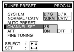 SONY SLV-X827MN - Step 6: Presetting channels (continued) - 4
