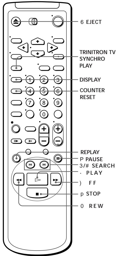 SONY SLV-X827MN - Playing a tape - 1