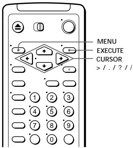 SONY SLV-X827MN - Selecting a language - 1