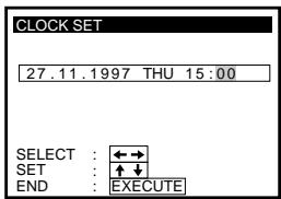SONY SLV-X827MN - Setting the clock - 11