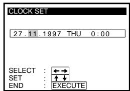 SONY SLV-X827MN - Setting the clock - 9