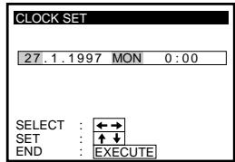 SONY SLV-X827MN - Setting the clock - 7
