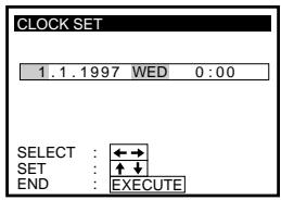 SONY SLV-X827MN - Setting the clock - 5