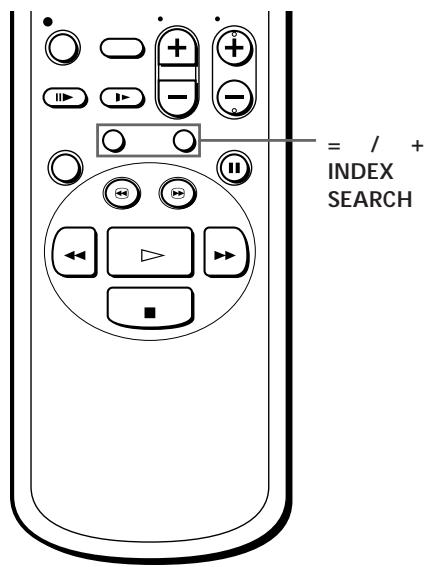 SONY SLV-X827MN - Searching using the index function - 1