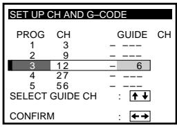 SONY SLV-X827MN - Setting up G-CODE - 11