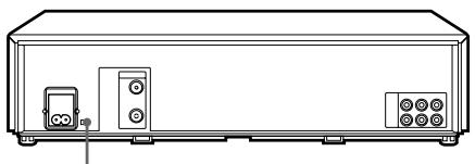 SONY SLV-X842ML - Setting the NTSC PB switch to match your TV system - 1