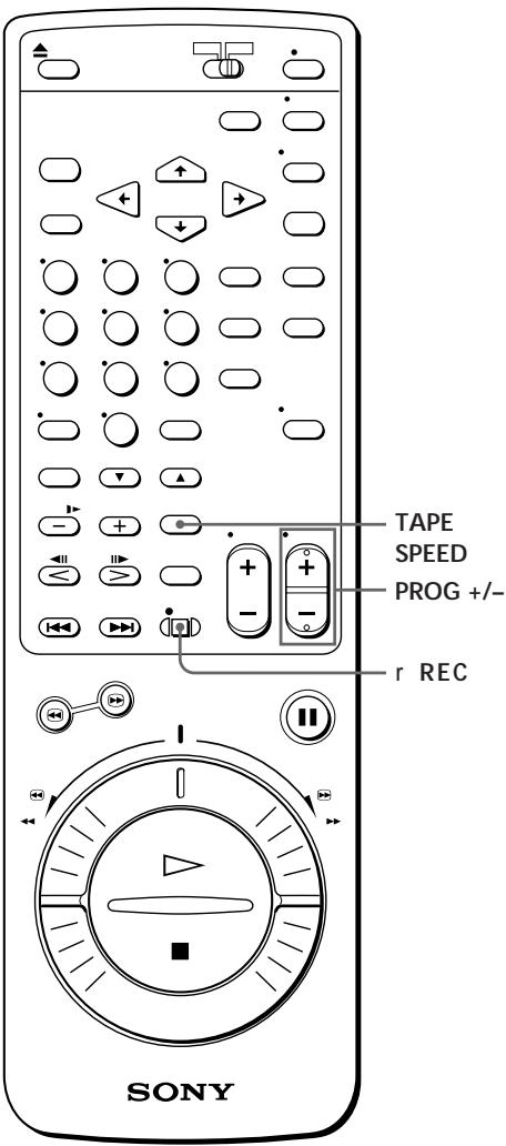 SONY SLV-X842ML - Recording TV programs - 1