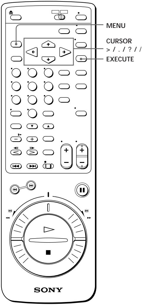 SONY SLV-X842ML - Setting the clock manually - 1
