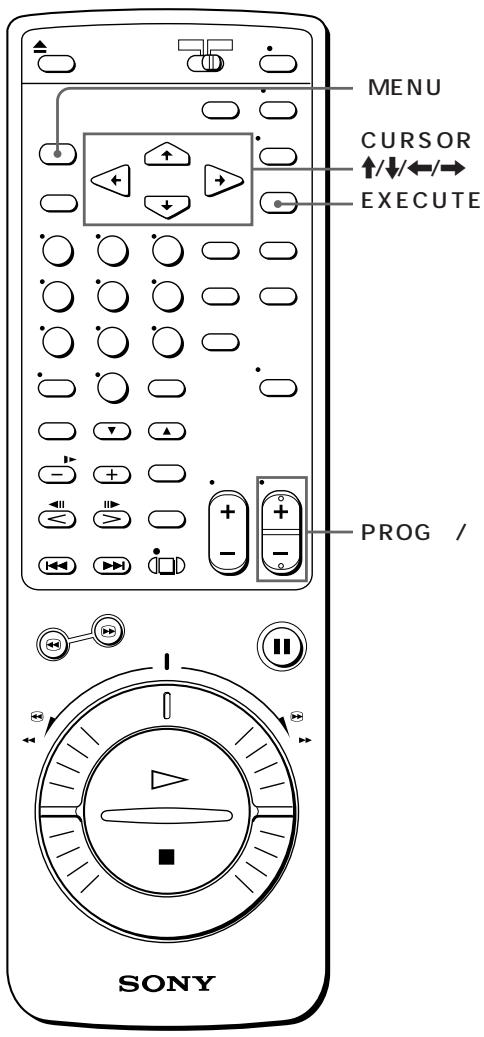 SONY SLV-X842ML - CURSOR ↑/↓ - 15