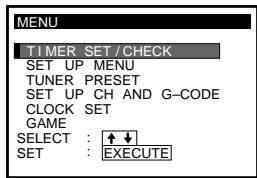 SONY SLV-X842ML - Press MENU. - 1