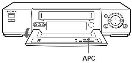 SONY SLV-X842ML - Adjusting the tracking - 2