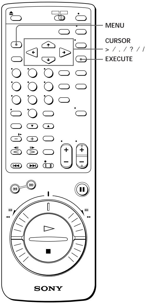 SONY SLV-X842ML - Changing the program positions of the stations - 1