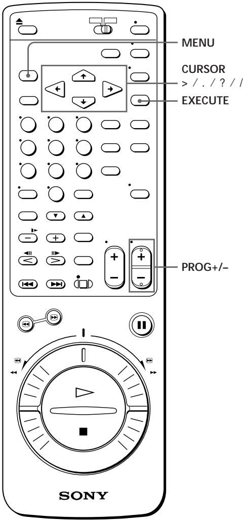 SONY SLV-X842ML - Setting up G-CODE manually - 1