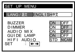 SONY SLV-X842ML - CURSOR↑/↓ - 1