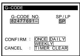 SONY SLV-X842ML - Use the number buttons to enter the desired program's G-CODE number. - 1
