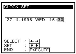 SONY SLV-X842ML - Setting the clock manually (continued) - 2