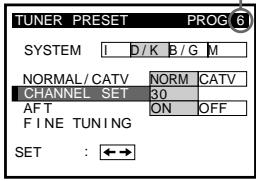 SONY SLV-X842ML - Setting up G-CODE for satellite broadcasts - 1