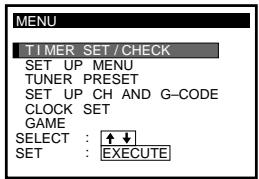 SONY SLV-X842ML - Setting the guide channels - 1