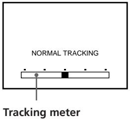 SONY SLV-X847ML - Adjusting the tracking - 1