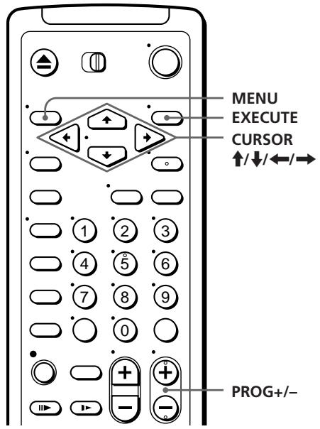 SONY SLV-X847ML - Presetting channels manually - 1