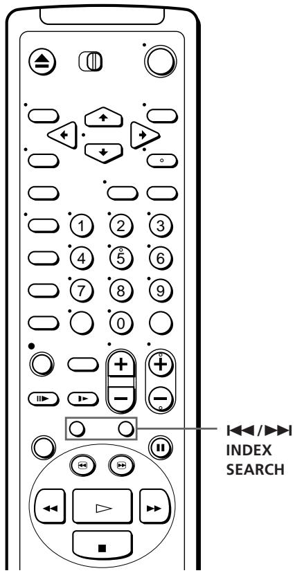 SONY SLV-X847ML - Searching with the index function - 1