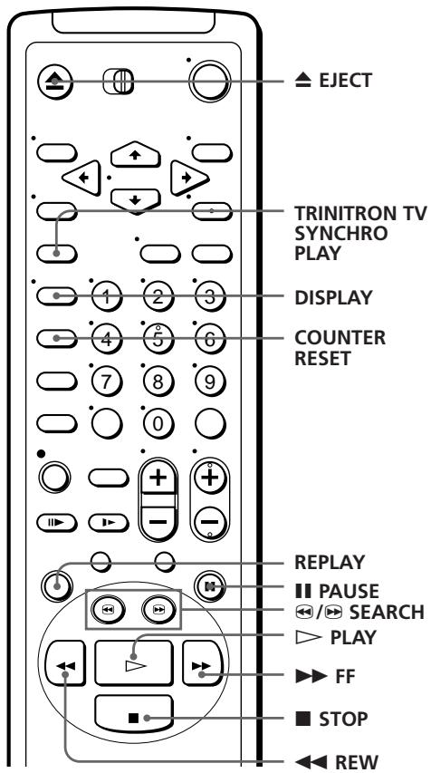 SONY SLV-X847ML - Playing a tape - 3