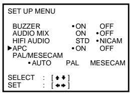 SONY SLV-X847ML - About Adaptive Picture Control (APC) - 1