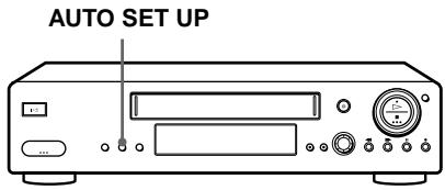 SONY SLV-X9G - Step 4 : Setting up the VCR with the Auto Set Up function - 1